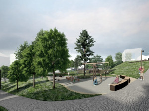 Rýsuje se konečná podoba parku Na Pláni na Malvazinkách. Podívejte se, jak bude vypadat