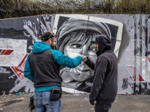 MuralArt vznikl jako vzpomínka na Hanu Hegerovou v pražských Hlubočepích
