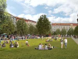 Více stromů, dlažba místo asfaltu a přesun trhů. Jiřák projde revitalizací