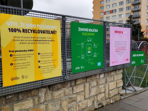 Velké srdce vzniklo na Zahradním Městě v Praze 10. Má motivovat ke sběru plechovek