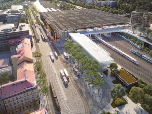Podoba nového terminálu na Smíchově je schválená. Podívejte se na vizualizace