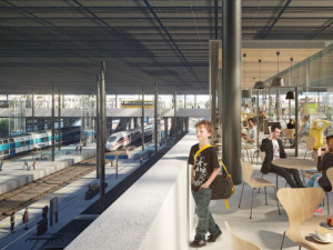 Podoba nového terminálu na Smíchově je schválená. Podívejte se na vizualizace