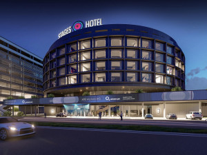 U O2 areny v Praze vzniká nový hotel s 300 pokoji. Otevřen bude ještě letos