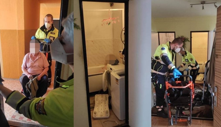 Senior strávil dlouhých 19 hodin ve vaně. Pomoc si přivolal bušením na stěnu