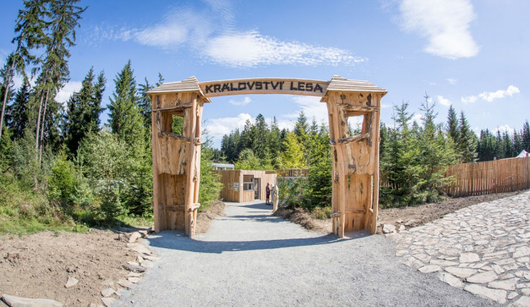 Lesní svět plný zážitků nejen pro děti s názvem Království lesa dnes otevírá brány