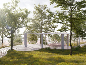 V parku Sacré Coeur vznikne venkovní pavilon. Podívejte se, jak bude vypadat