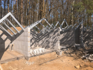 Na stavbu psího útulku ve Velkých Popovicích se přišla podívat Ivana Chýlková, Hana Holišová i David Kraus