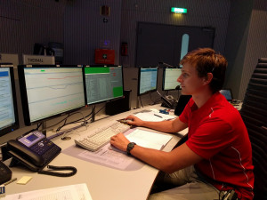 Simulace startu družice Aeolus ve vesmírném středisku ESOC