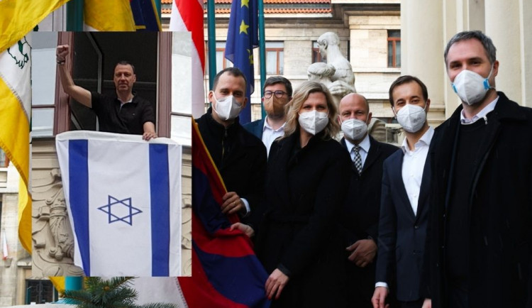 Je správné, že Praha nevyvěsila na radnici vlajku Izraele? Odpovídají zastupitelé