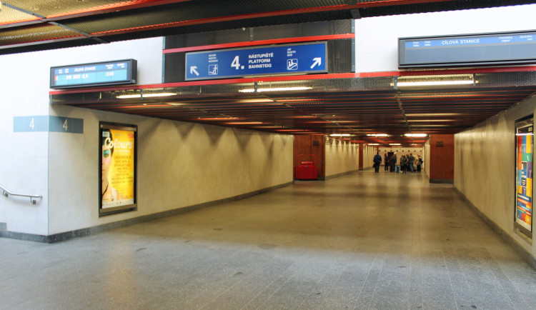 Podchody na hlavním nádraží čeká rekonstrukce. Začne na začátku příštího roku