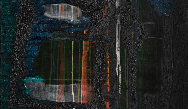 Obraz Noční slavnost (Ohňostroj) od malířky Toyen