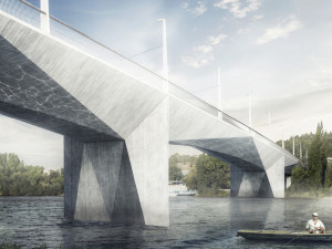 Nad Vltavou vyroste nový most. Nebude pro auta a spojí Smíchov a Podolí
