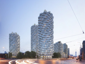 Stometrové rozvlněné věže v Praze nemohou přesahovat okolní zástavbu, rozhodlo UNESCO