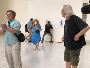 Umělci obsadili Národní galerii. Upozorňují na její sestupující kvalitu