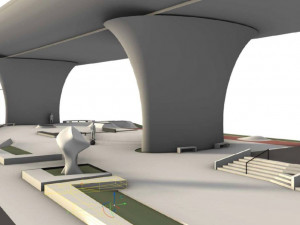 Pod mostem u hlavního nádraží může vyrůst skatepark. Akci blokují České dráhy