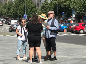 Dušek, Babčáková nebo Hádek dnes natáčeli za plného provozu v centru Prahy