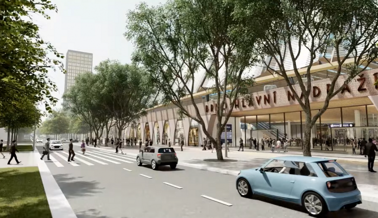 V Brně jako v Amsterdamu. Město ukázalo podobu nového nádraží