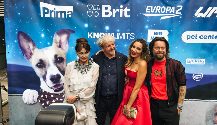 Film o psí a lidské lásce měl slavnostní premiéru. Po červeném koberci prošli psi i známé tváře