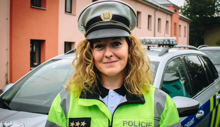 Policie pro mě znamená pracovní jistotu, říká zástupce vedoucího Dopravního inspektorátu Lucie Ksandrová