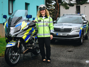 Policie pro mě znamená pracovní jistotu, říká zástupce vedoucího Dopravního inspektorátu Lucie Ksandrová