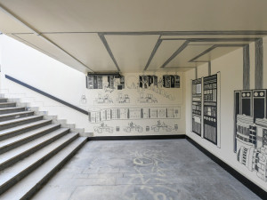 Mým cílem bylo vzdát hold Holešovicím, říká Lefthendr k podchodu, který maloval 600 hodin