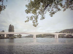 Smíchov a Podolí spojí most za miliardu. Auta po něm jezdit nebudou