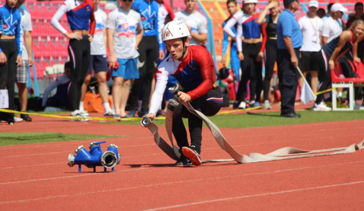 Na MS ve čtrnácti. Nečekal jsem, že se tam zrovna já můžu dostat, říká hasič Matyáš Novák