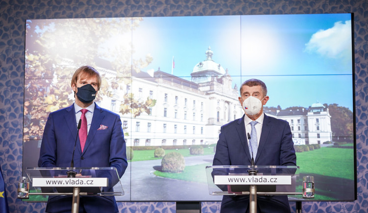 Andrej Babiš a Adam Vojtěch.