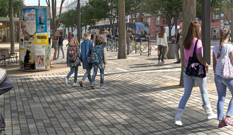 Zelené a moderní. Nové náměstí Bohumila Hrabala by mělo být dokončeno do roku 2025.