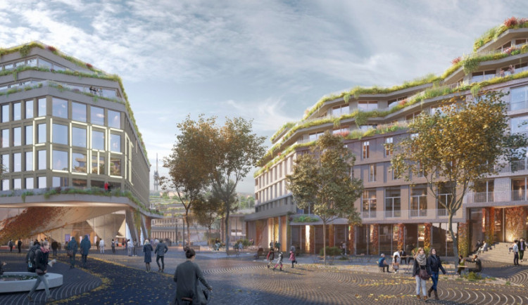 Nové byty, náměstíčka a propojení nádraží s metrem. Podívejte se, jak bude vypadat Florenc