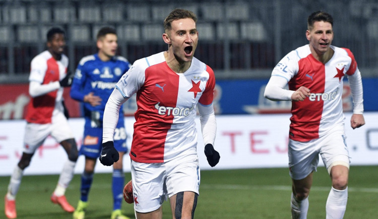 Slavia vyhrála v Olomouci 1:0. Mandous v lize nedostal gól už šest zápasů po sobě