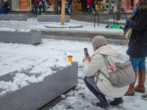 FOTOGALERIE: Praha pod sněhem. Podívejte se na fotky ze zasněženého hlavního města