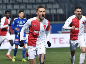 Slavia vyhrála v Olomouci 1:0. Mandous v lize nedostal gól už šest zápasů po sobě
