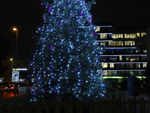 VÁNOCE NA ČTYŘCE: Bruslení na Chodově i Pankráci, vánoční workshop a křest jedle