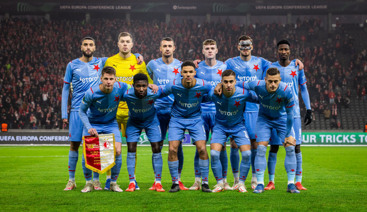 Slavia remizovala na hřišti Unionu Berlín 1:1 a zahraje si play off Evropské konferenční ligy