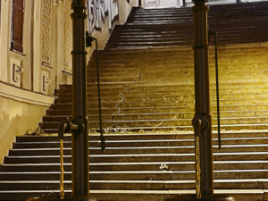 Nový vodní prvek pod žižkovskými schody. Bude prý provokativní a zároveň pokorný