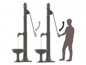 Nový vodní prvek pod žižkovskými schody. Bude prý provokativní a zároveň pokorný