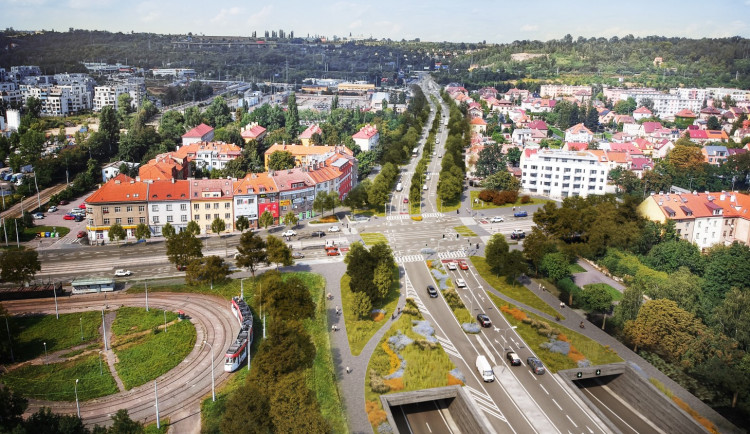 Jak ulehčit dopravě v oblasti Hloubětína? Praha zahloubí zásadní dopravní tepny