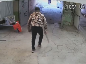 VIDEO: Muž vzal na strážníky ocelovou tyč. V řádění ho zastavila až namířená zbraň