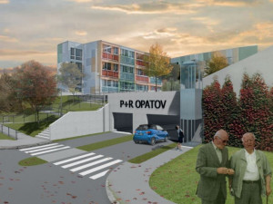 VIZUALIZACE: V Praze vyroste další P+R parkoviště. Součástí budou místa pro kola i dobíjecí stanice