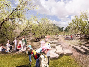 VIZUALICE: Podívejte se, jak by mohl vypadat nový park Kapslovna na Žižkově