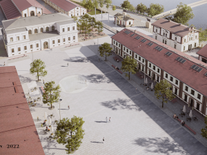 VIZUALIZACE: Víc zeleně, náměstí a dětské hřiště. Pražská tržnice se promění