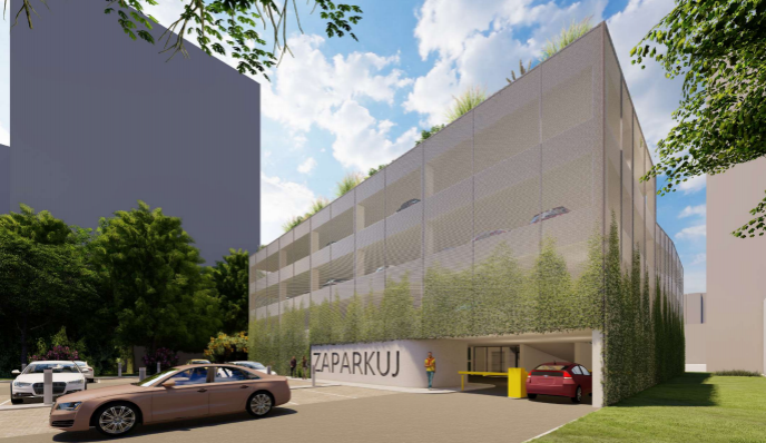 Foto ze studie proveditelnosti parkovacího domu