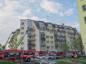 VIDEO: U požáru v Letňanech zasahovaly jednotky hasičů z celé Prahy