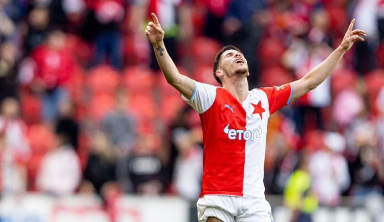Plavšič se trefil poprvé za Slavii. Nejhezčí gól kariéry, řekl ke čtyřicetimetrovému lobu