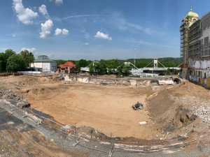 VIDEO: Podívejte se do útrob Průmyslového paláce, kde probíhá unikátní rekonstrukce