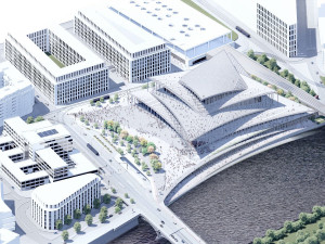 VIZUALIZACE: Podívejte se, jak bude vypadat nová Vltavská filharmonie