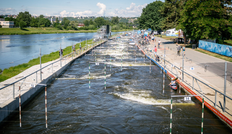 Slalomářský kanál v Troji.