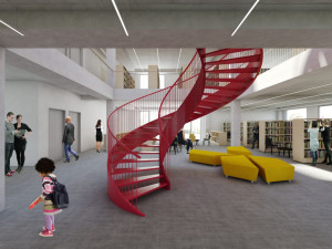 V Praze 6 začala stavba nové knihovny za víc než dvě stě milionů