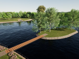 Rybník na Letné má být hotový na podzim. Koupání jen na vlastní nebezpečí